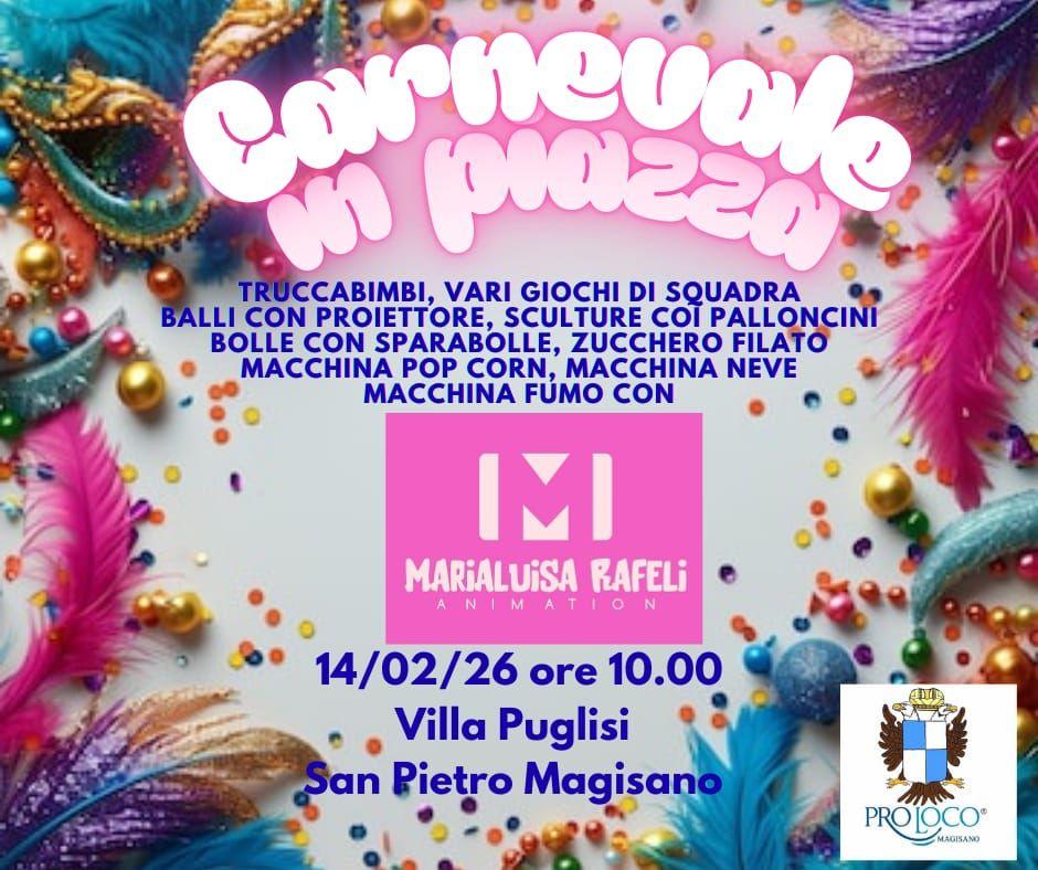 Locandina Carnevale di San Pietro Magisano