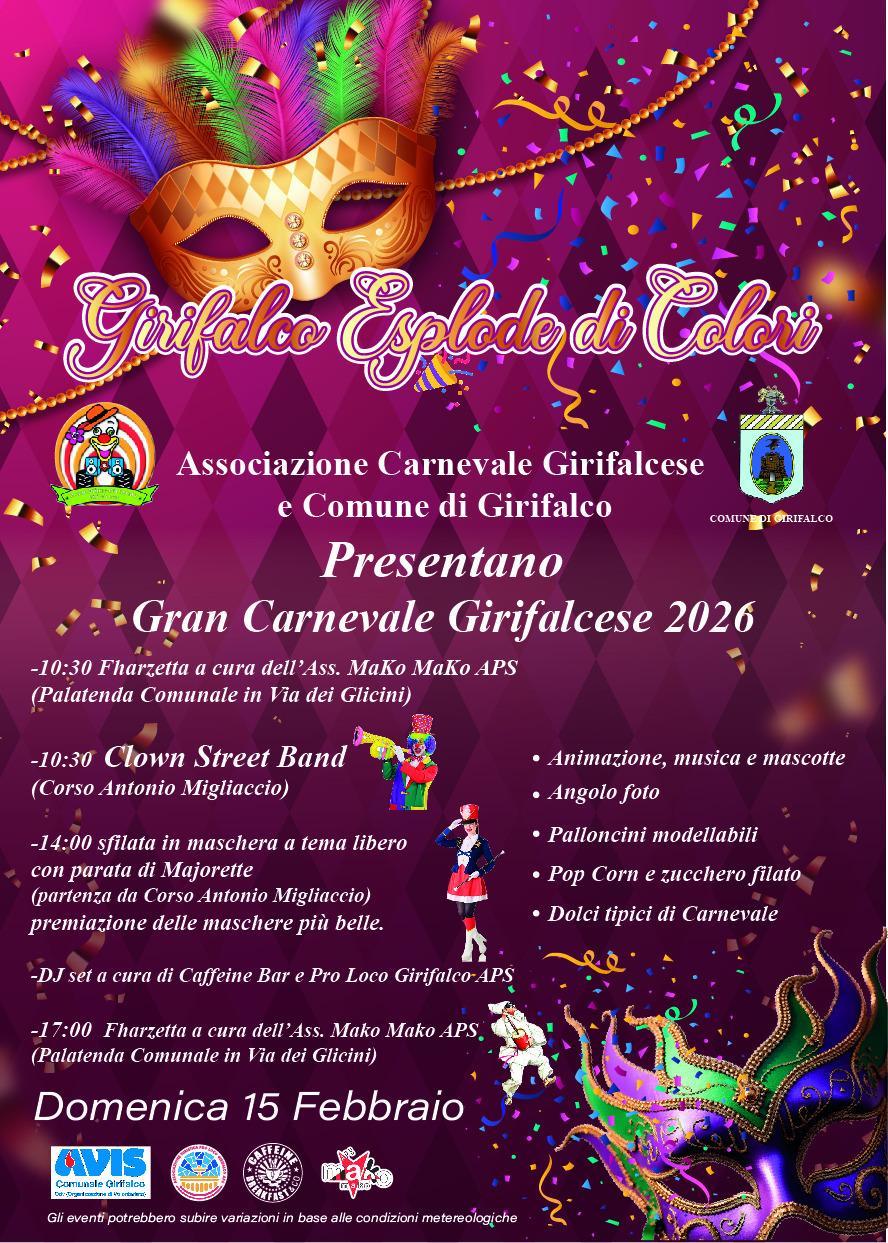 Locandina Carnevale di Girifalco