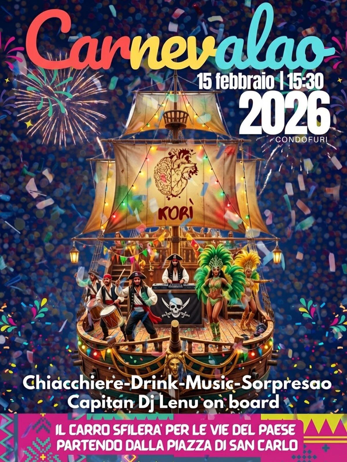 Locandina evento Carnevale di Condofuri