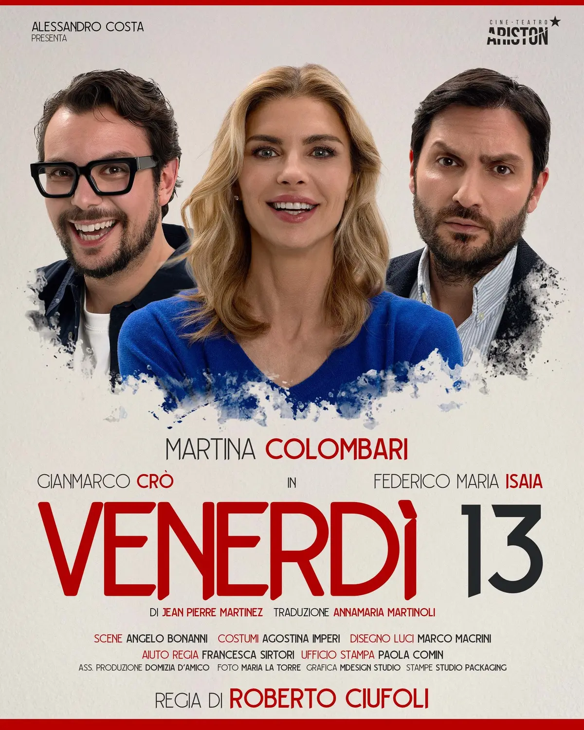 Locandina evento Venerdì 13 - Spettacolo Teatrale con Martina Colombari