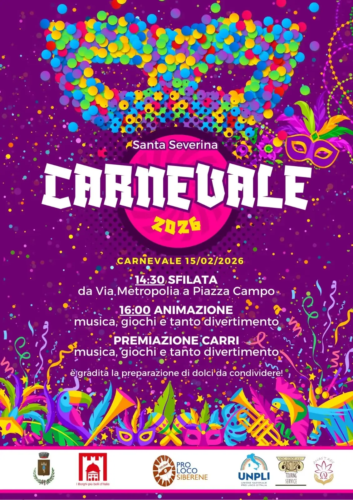 Locandina Carnevale di Santa Severina