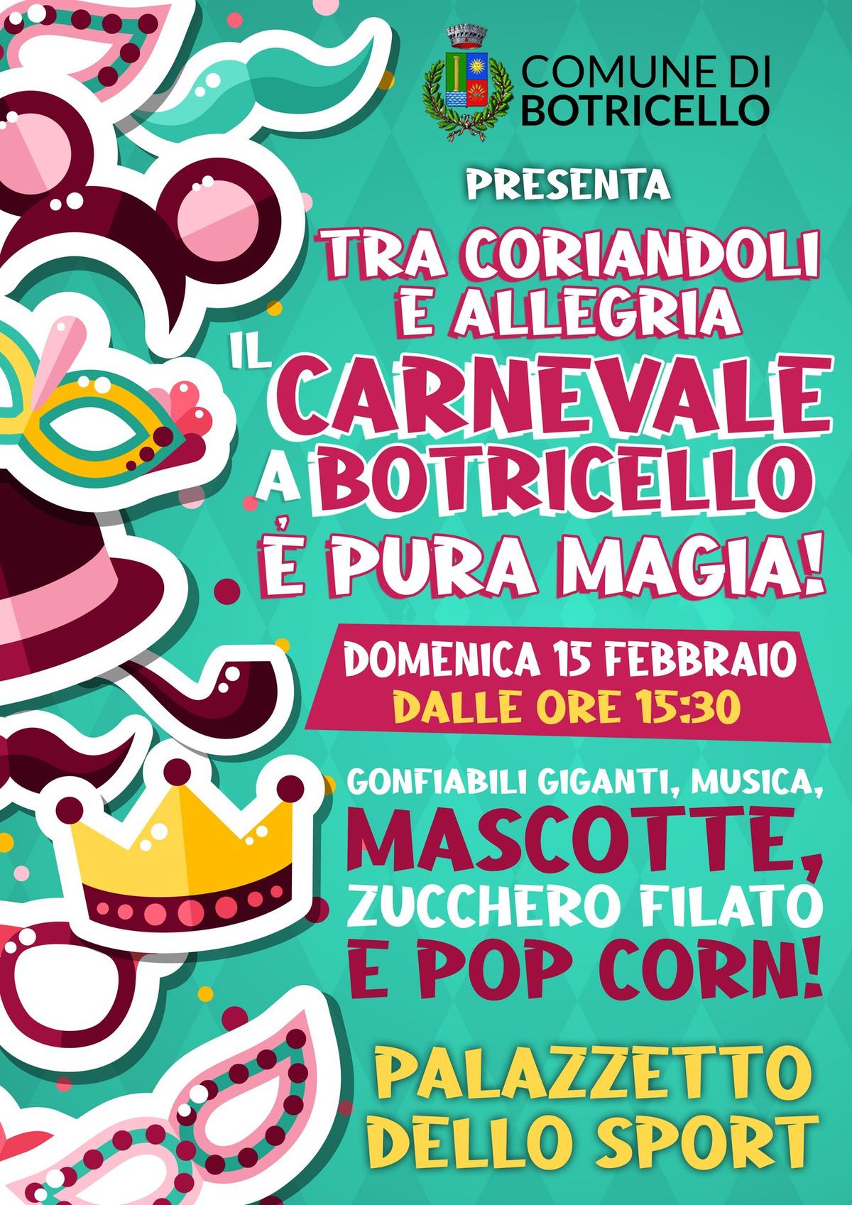 Locandina evento Carnevale di Botricello