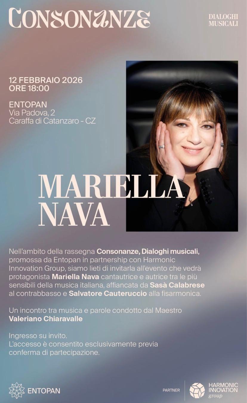 Locandina evento Consonanze - Mariella Nava