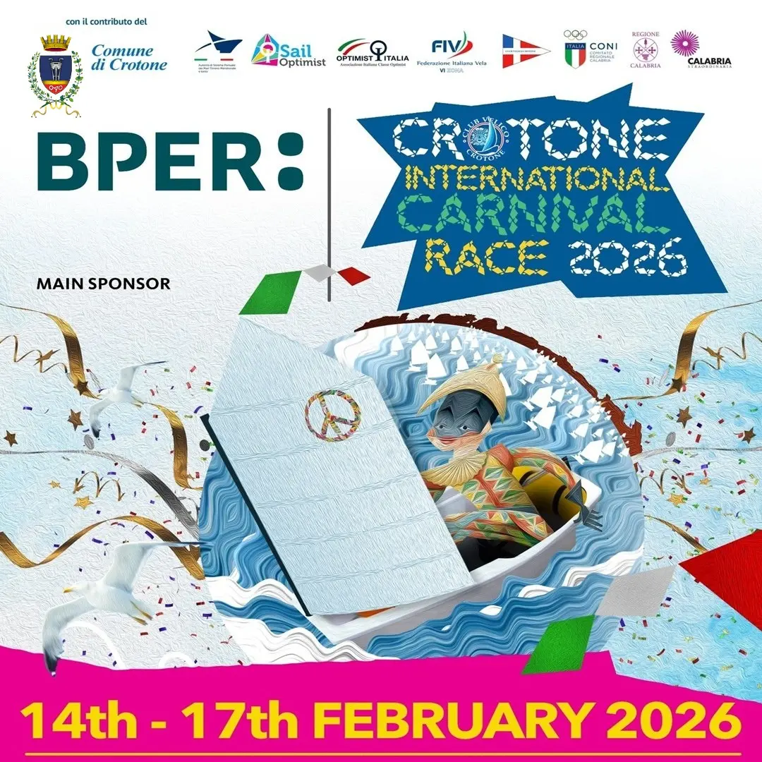 Come ogni anno il Circolo Velico di Crotone, non a caso "Città della Vela", organizza la Crotone International Carnival Race &amp; Trofeo Optimist Italia: la "Regata di Carnevale" 2025, una delle comp(...)