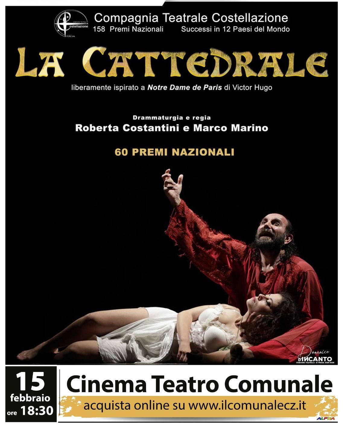 Locandina spettacolo teatrale La cattedrale