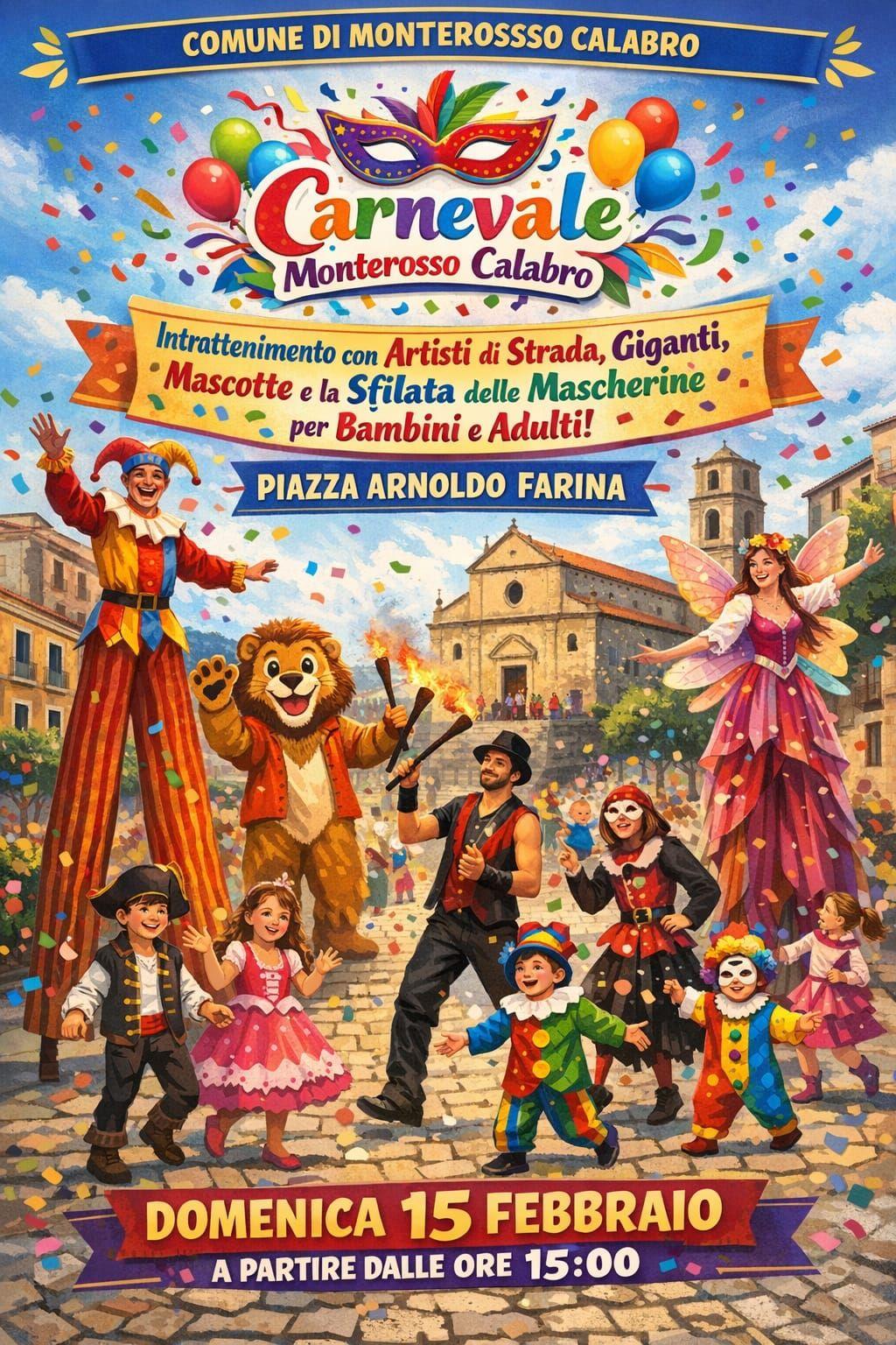 Locandina Carnevale di Monterosso Calabro