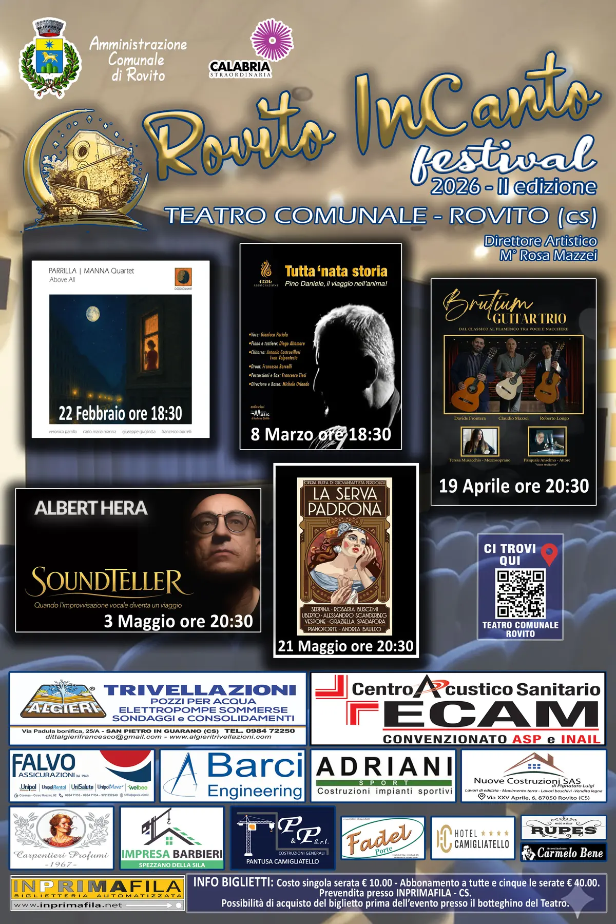 Locandina evento Rovito incanto festival