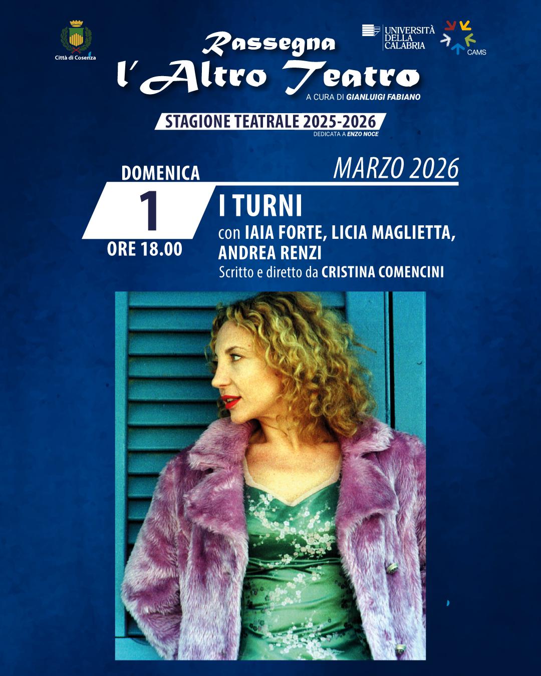 Locandina spettacolo teatrale I turni - Spettacolo teatrale