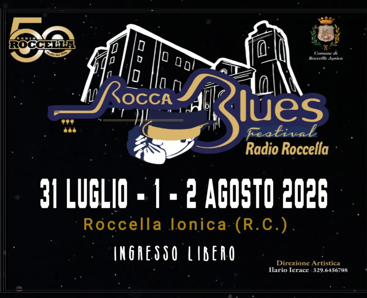 Locandina evento Rocca Blues Festival