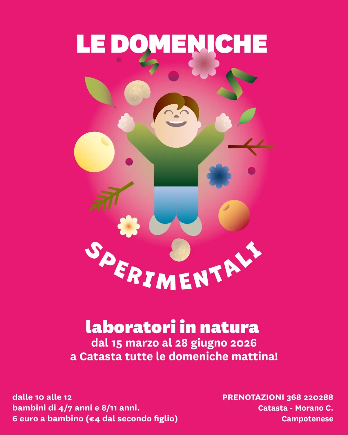 Le Domeniche Sperimentali - Laboratori in natura