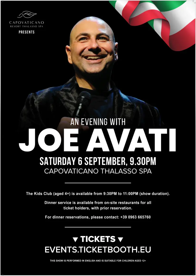 Locandina evento Joe Avati