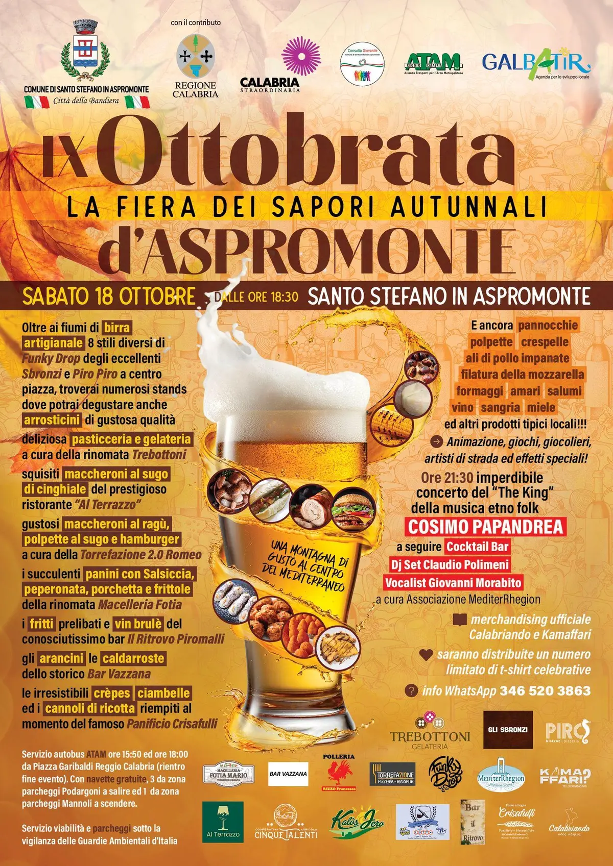 Locandina evento Ottobrata d'Aspromonte