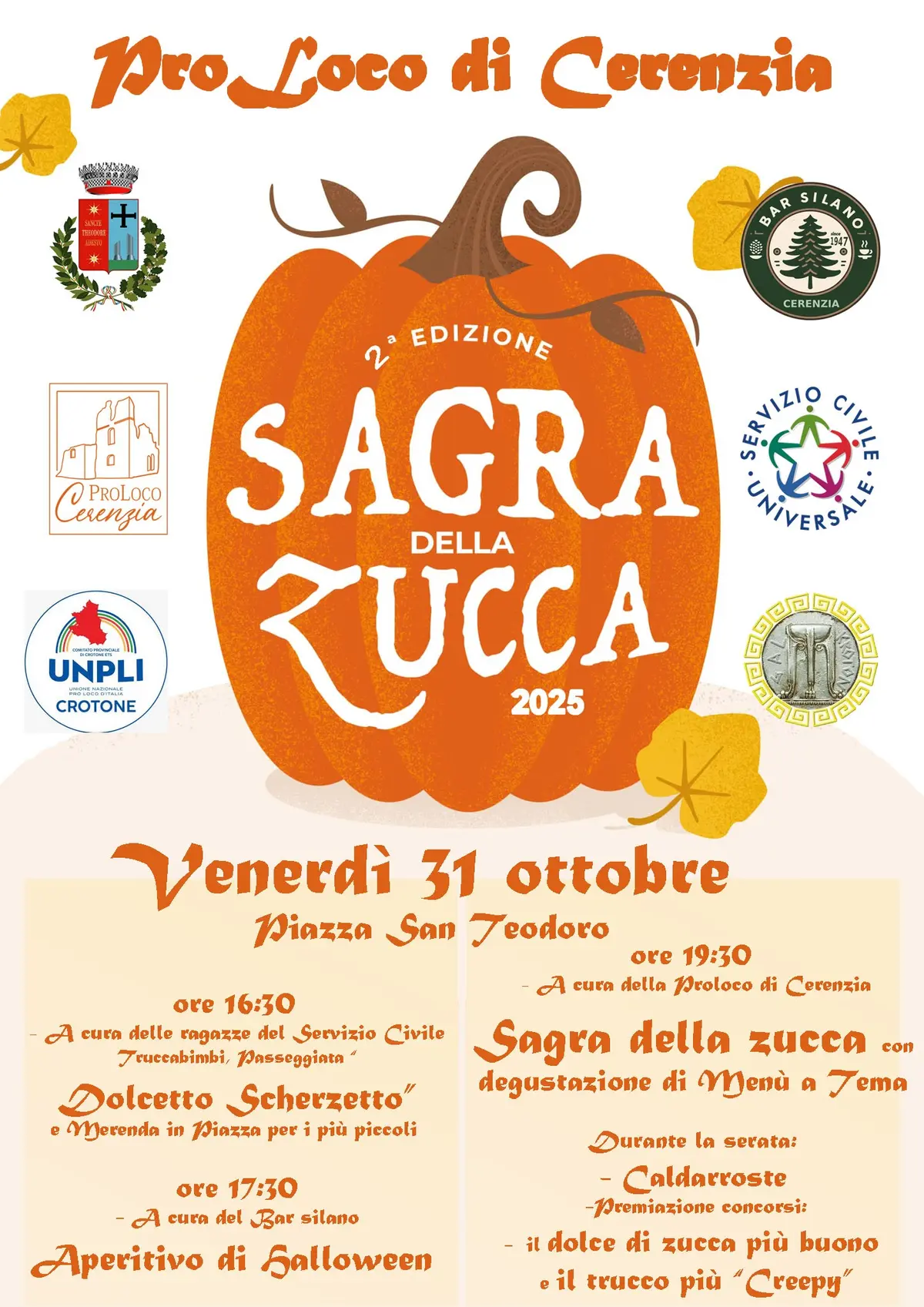Locandina evento Sagra della zucca