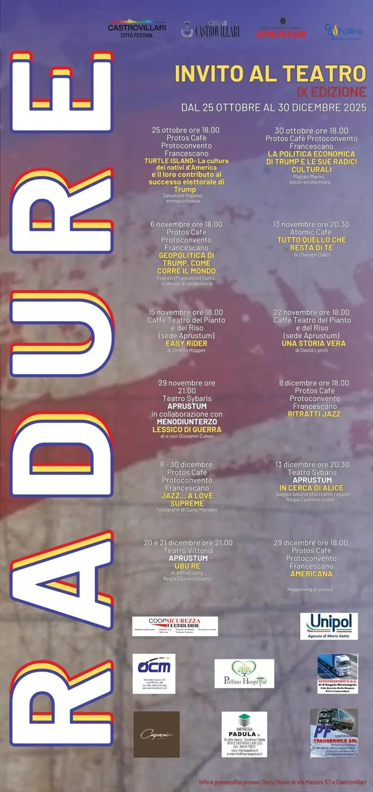 Locandina evento Radure