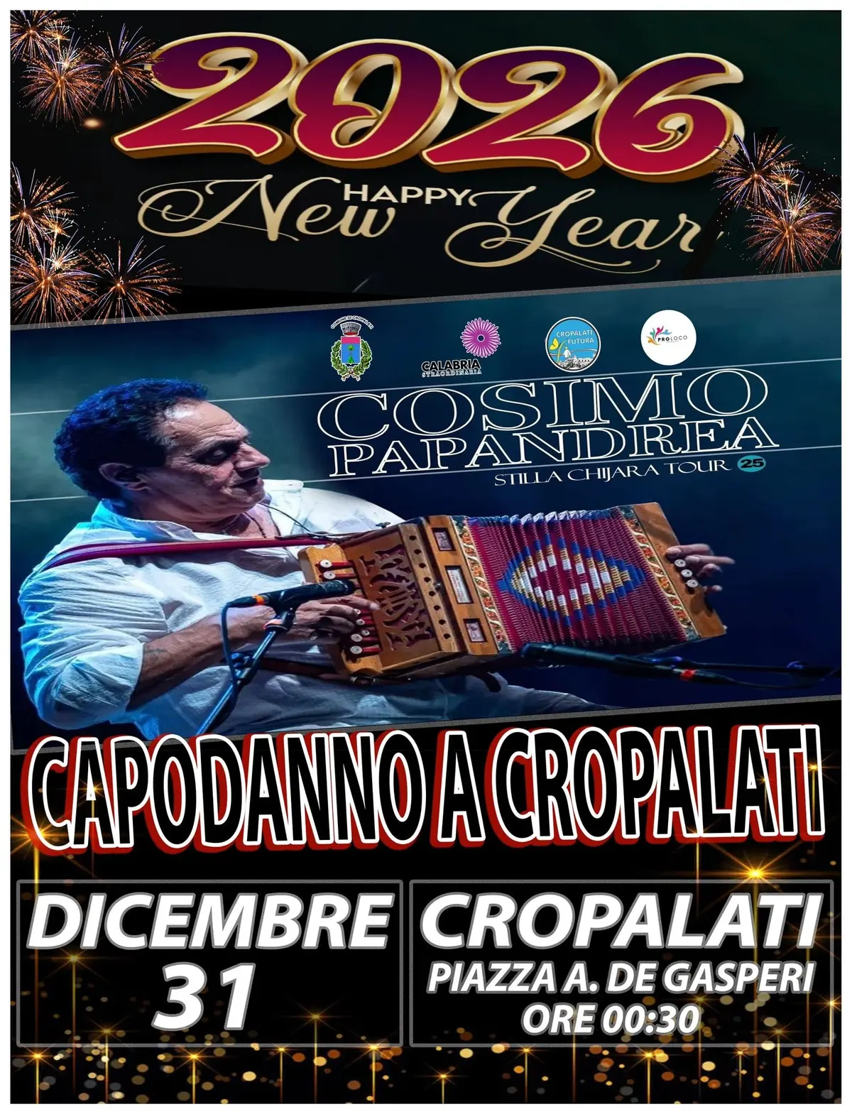 Locandina evento Capodanno a Cropalati