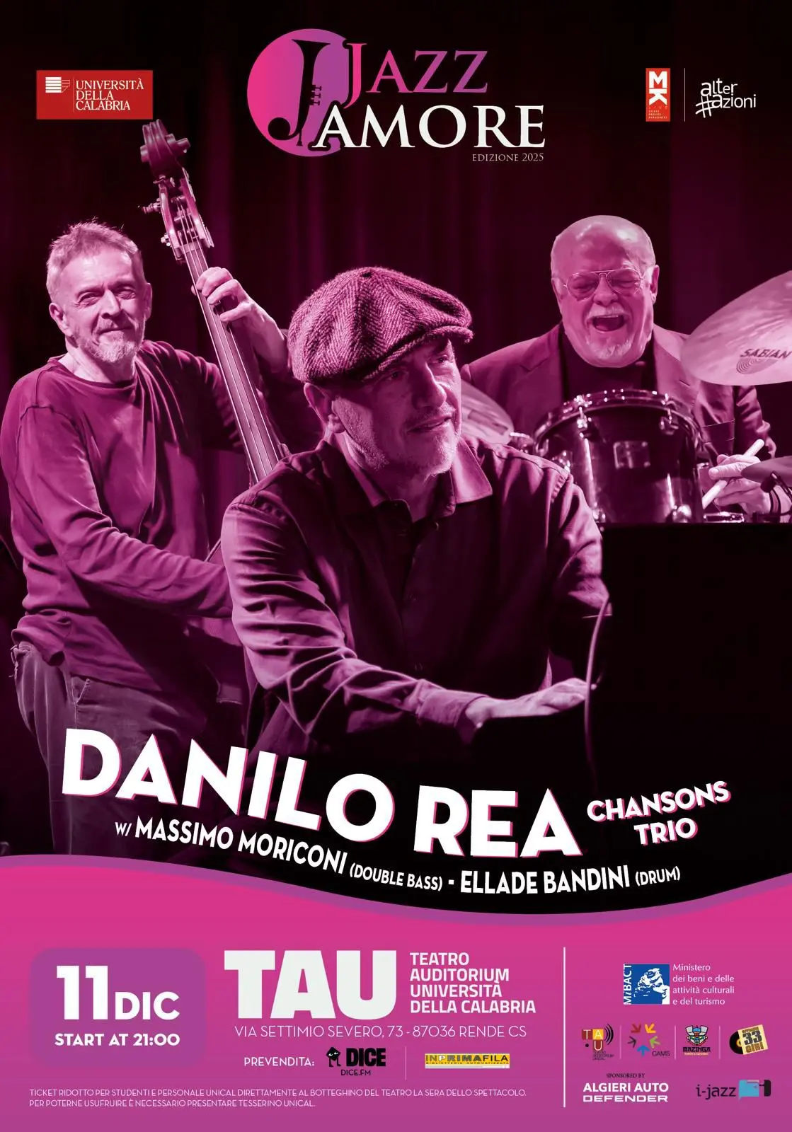 Locandina evento Danilo Rea