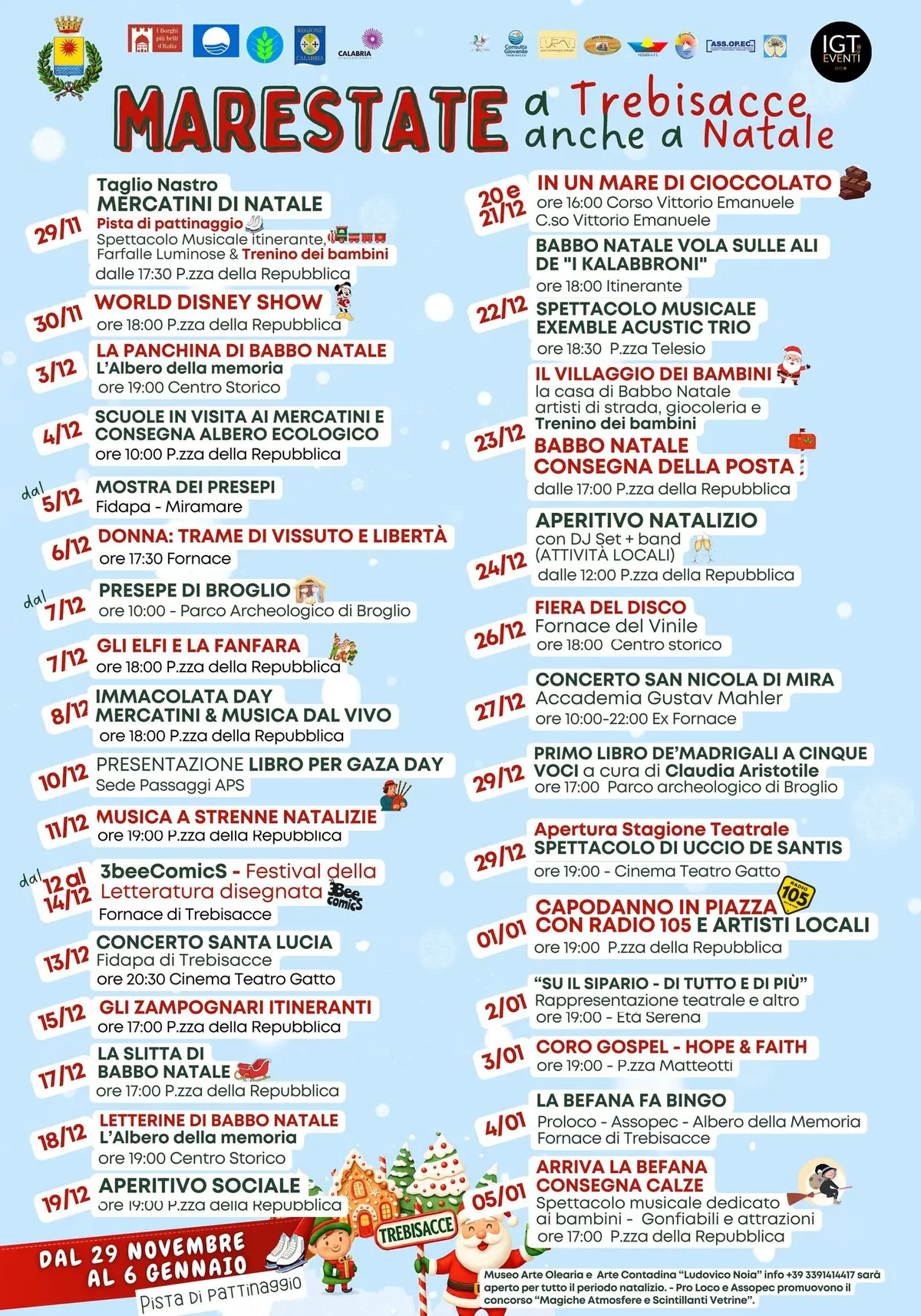 Locandina evento Natale a Trebisacce