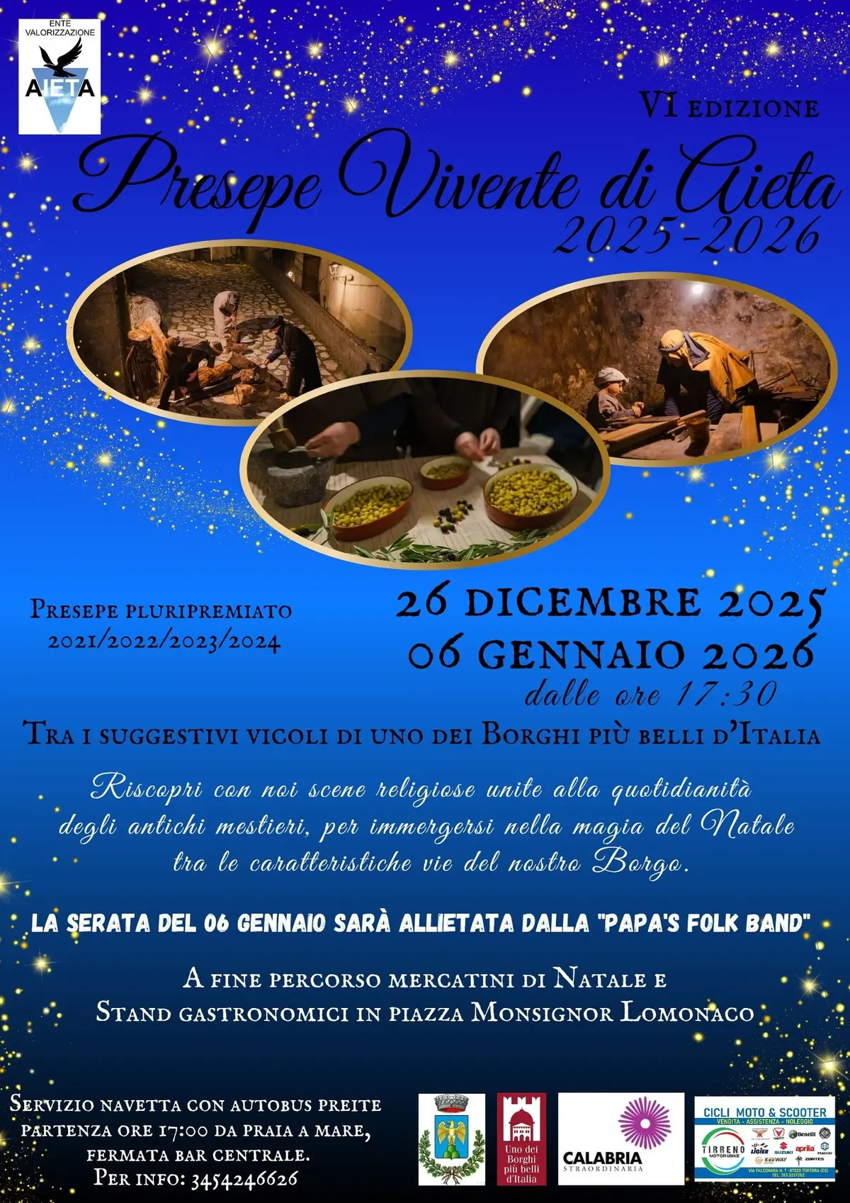 Aieta Living Nativity Scene