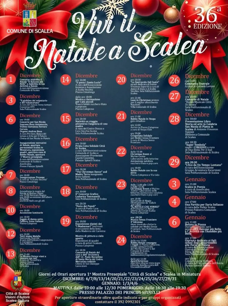 Locandina evento Natale a Scalea