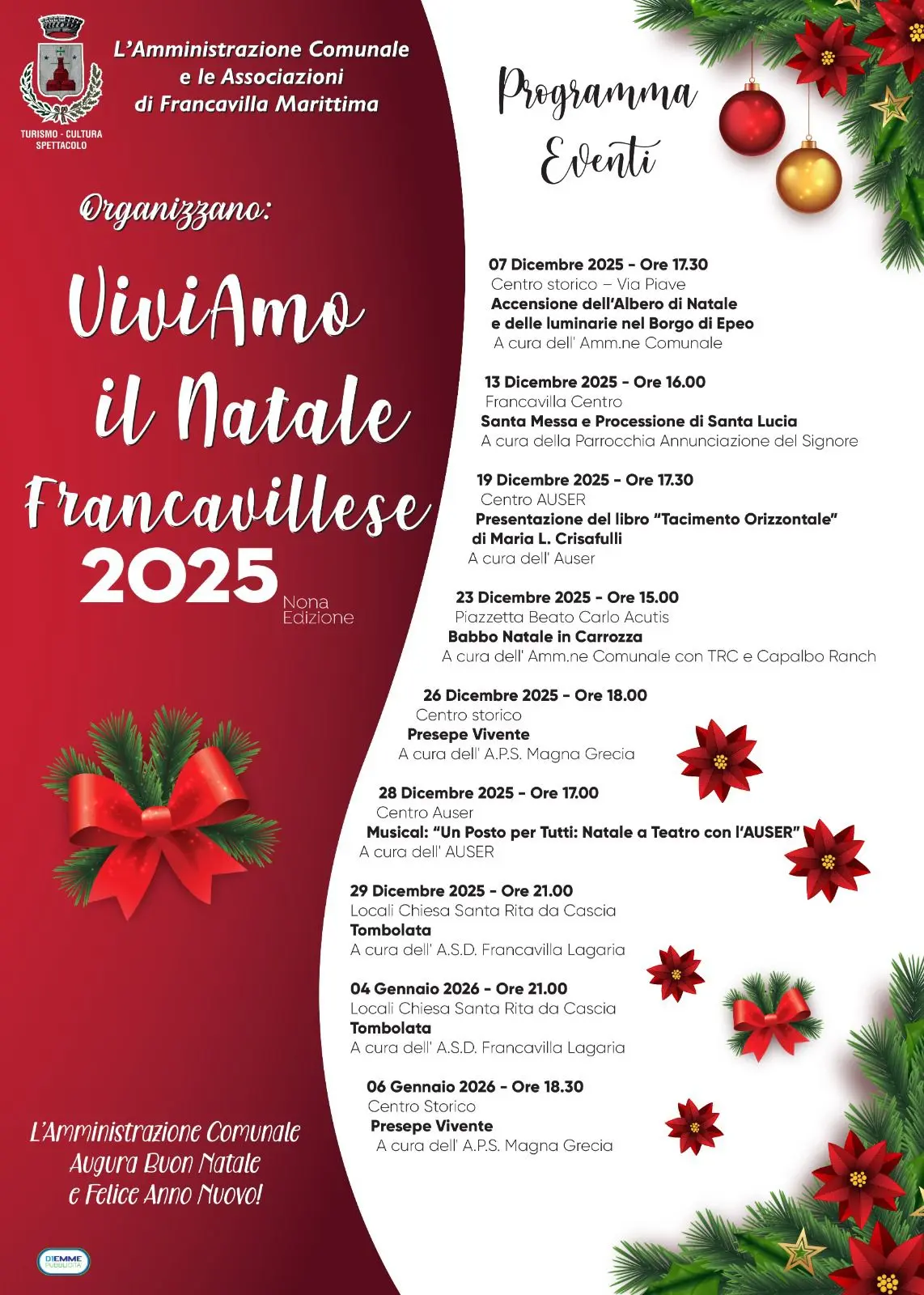 Locandina evento Natale Francavilla Marittima