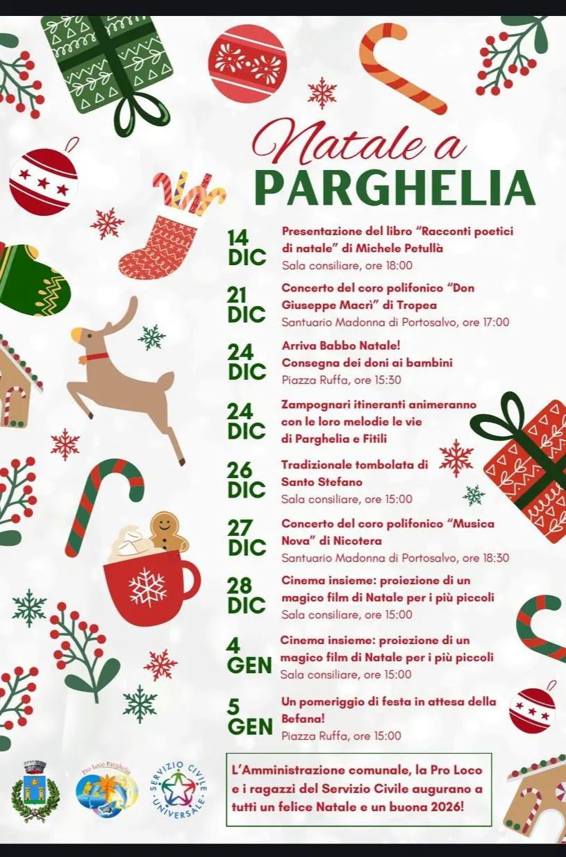 Locandina evento Natale a Parghelia