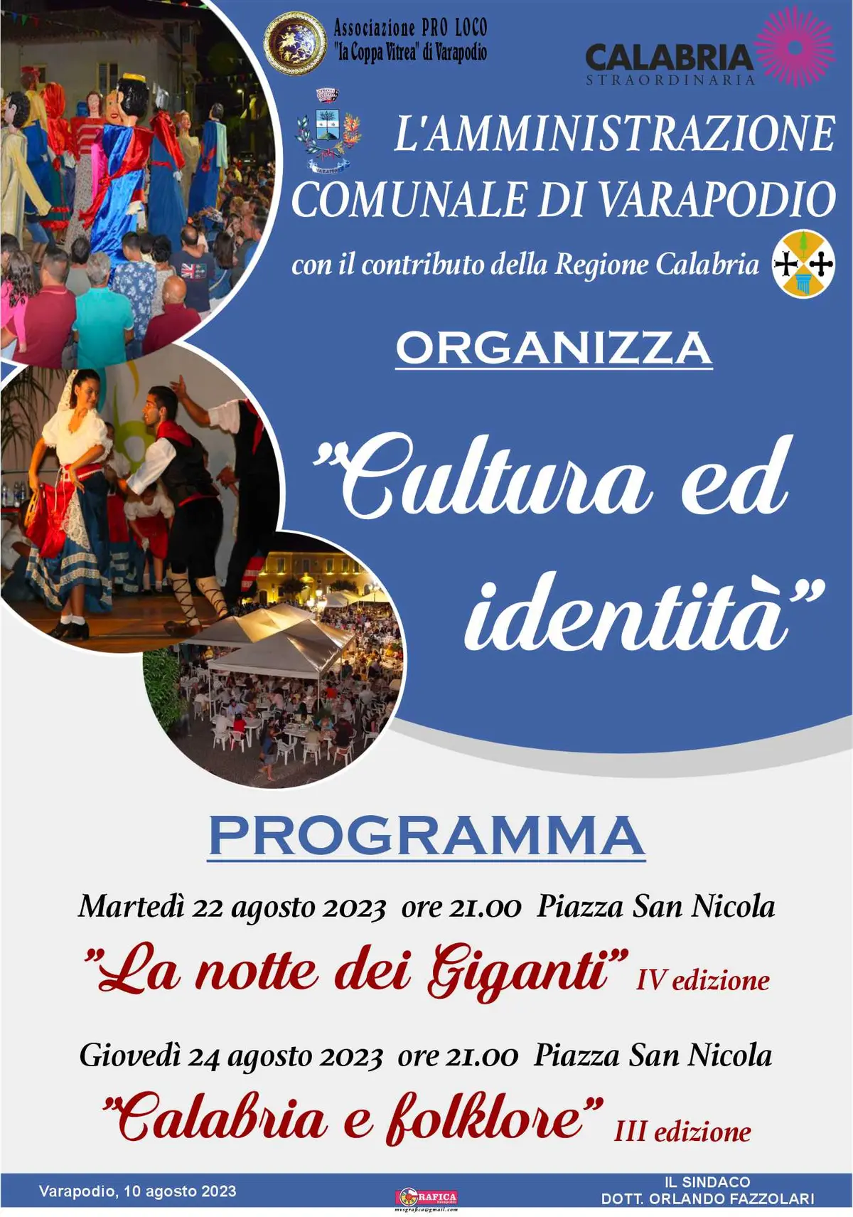 Manifesto Comune di Varapodio Cultura ed Identita 2023