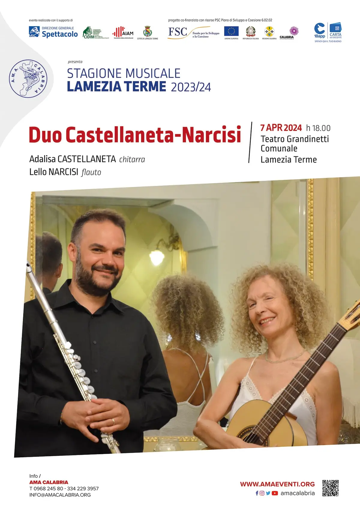 2024 04 07 Lamezia DUO CASTELLANETA-NARCISI