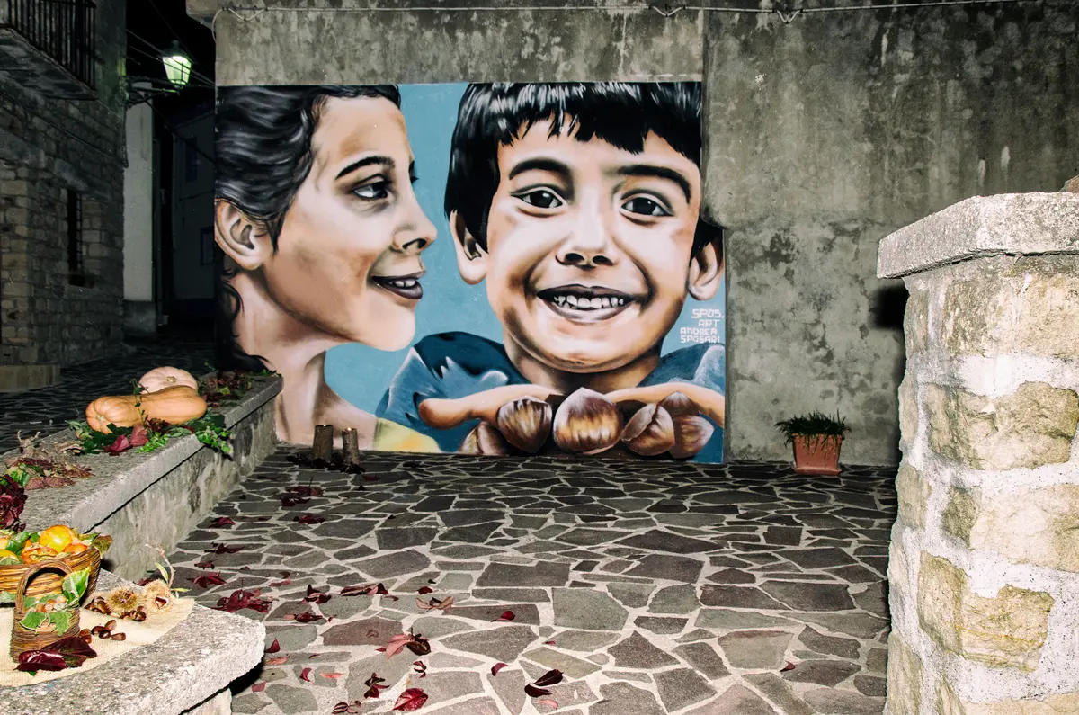 Murales Saverio Strati, Sant'Agata del Bianco - Regione Calabria