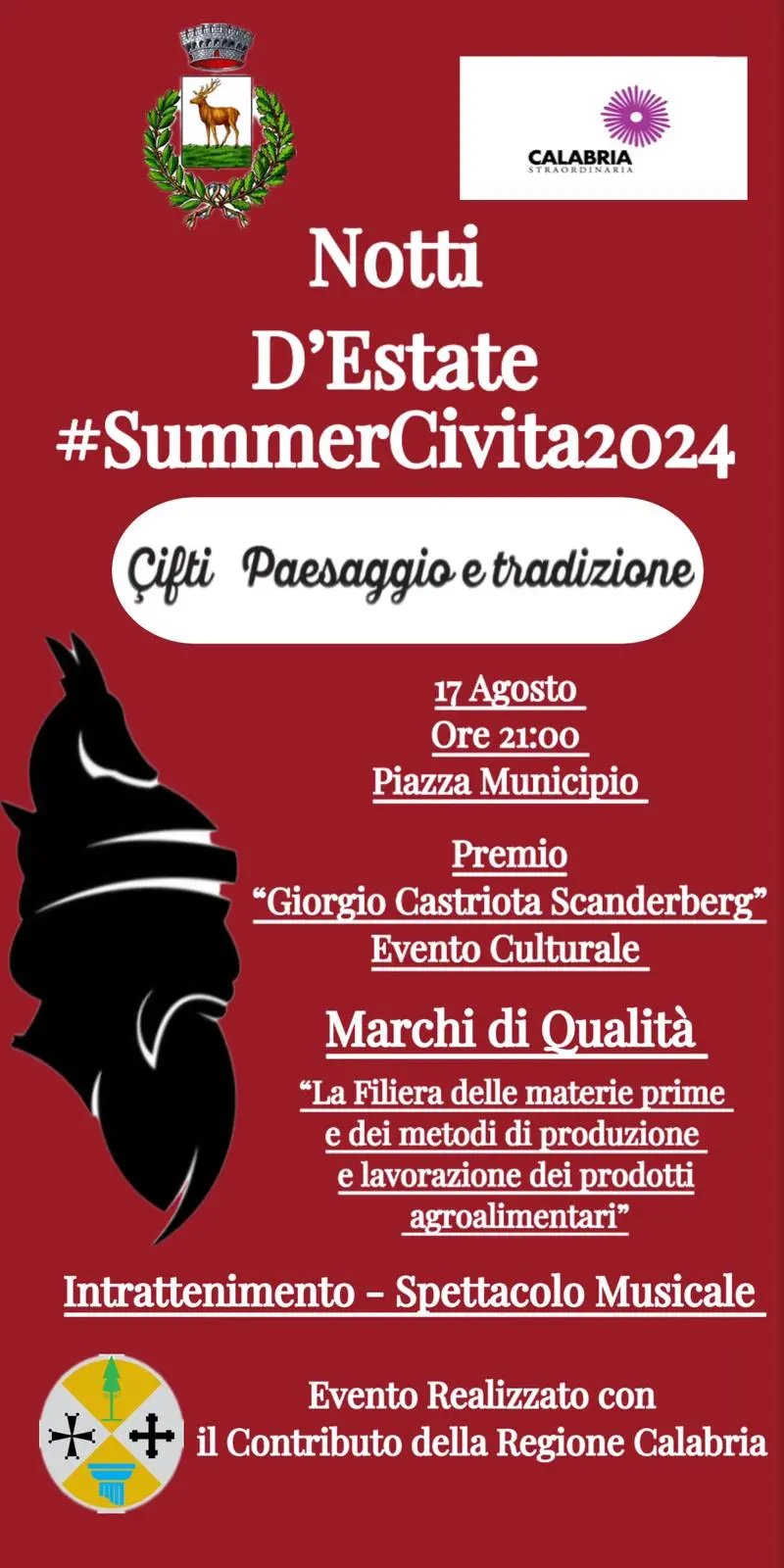 Notti d'estate #Summer 2024, Civita premia le filiere di qualità