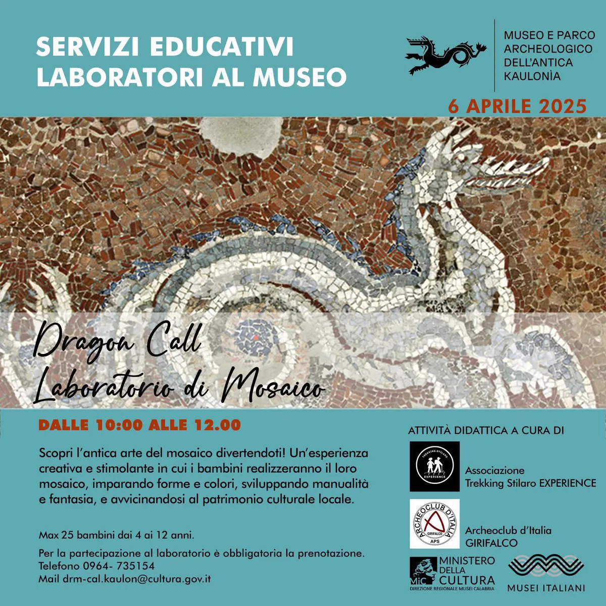 Dragon Call - Laboratorio di Mosaico