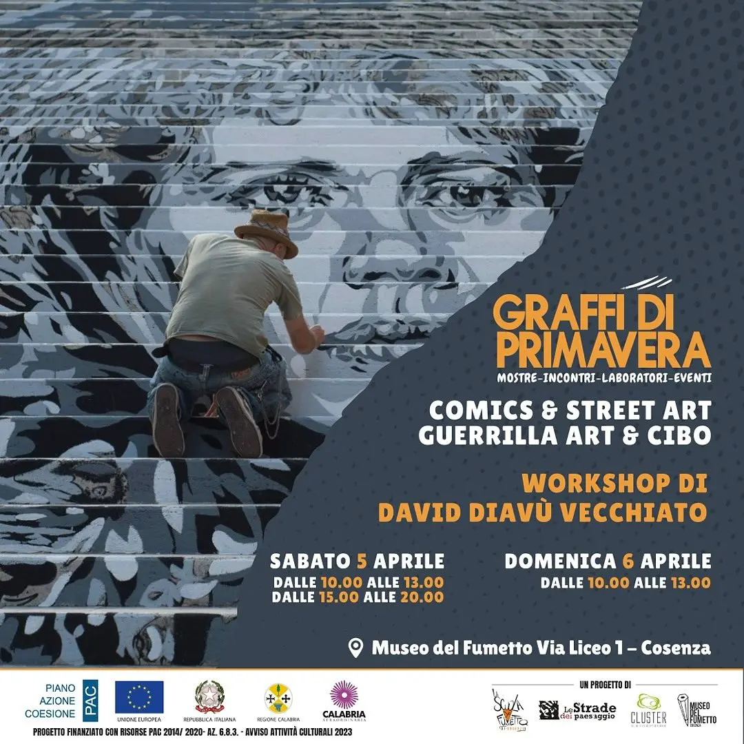 Graffi di Primavera | Workshop di David Diavù Vecchiato