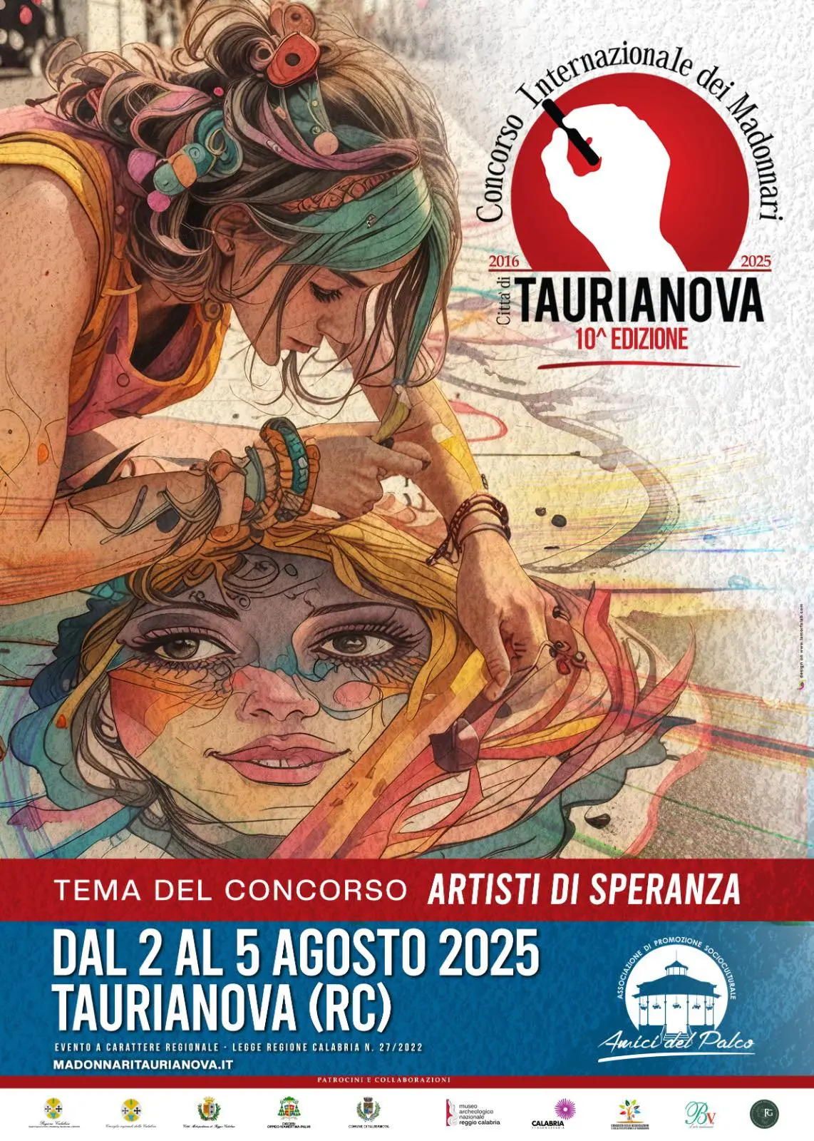 Locandina evento Concorso Internazionale dei Madonnari – Città di Taurianova