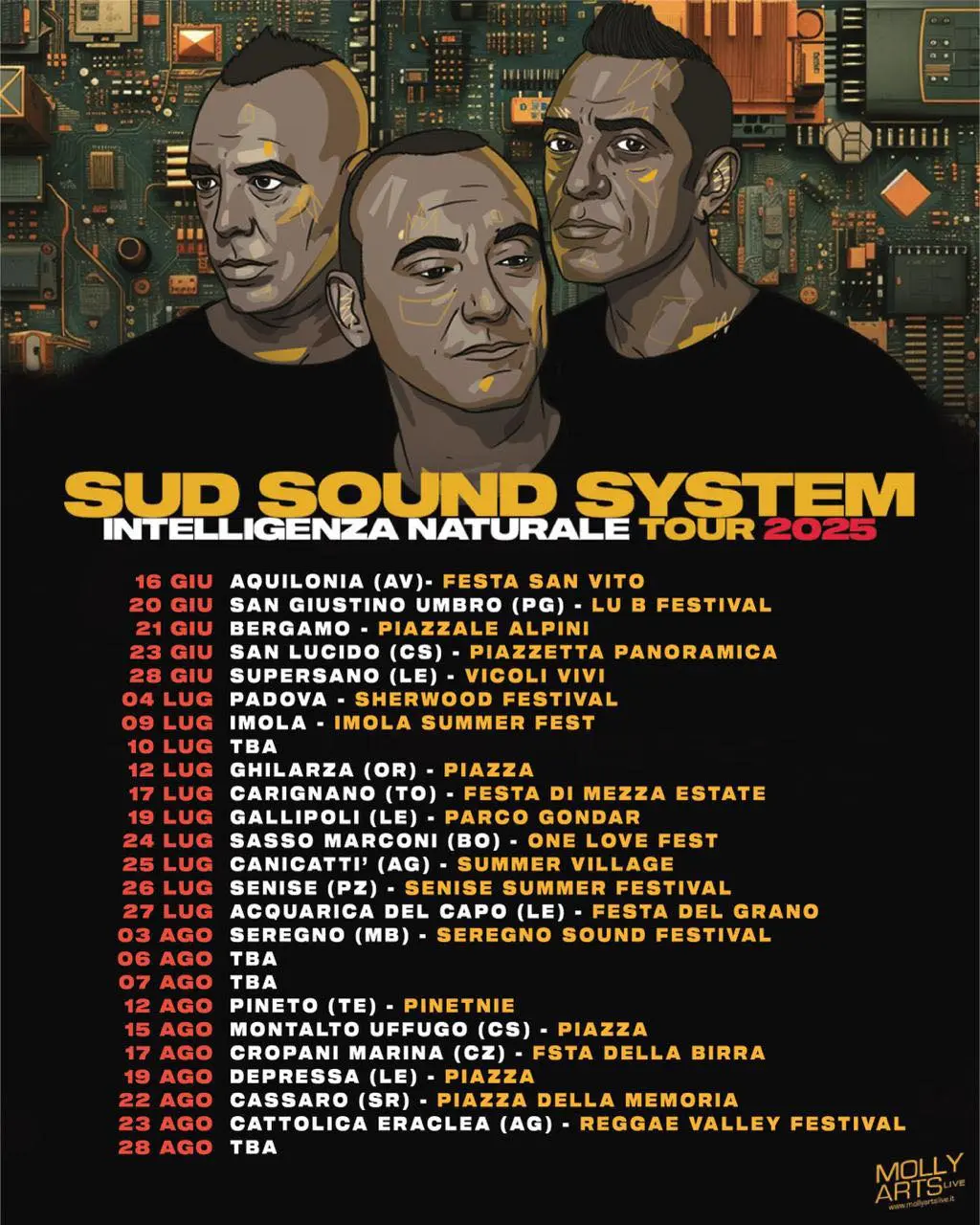 Locandina concerto Sud Sound System