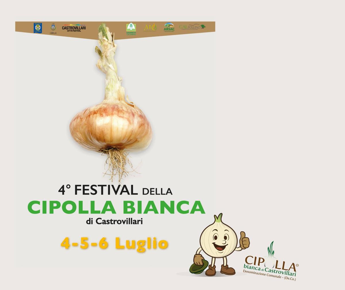 Locandina evento Festival della Cipolla Bianca di Castrovillari