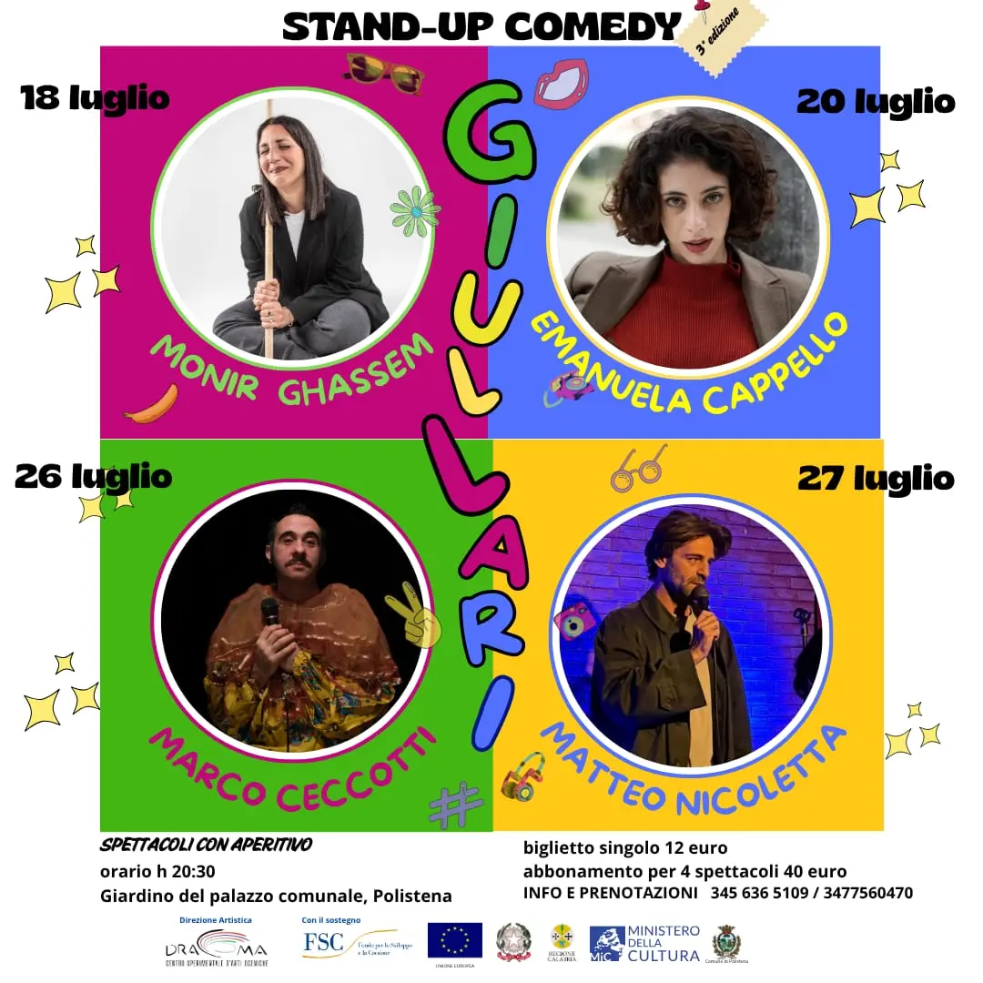 Locandina evento Giullari