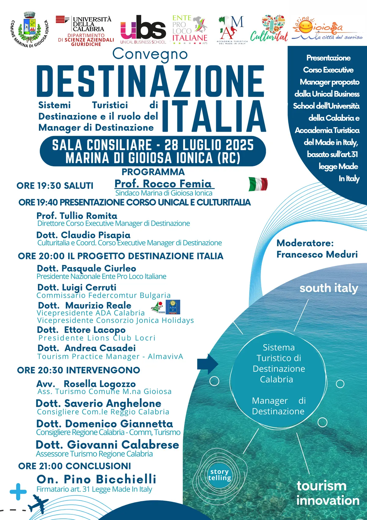 Locandina Convengo Destinazione Italia