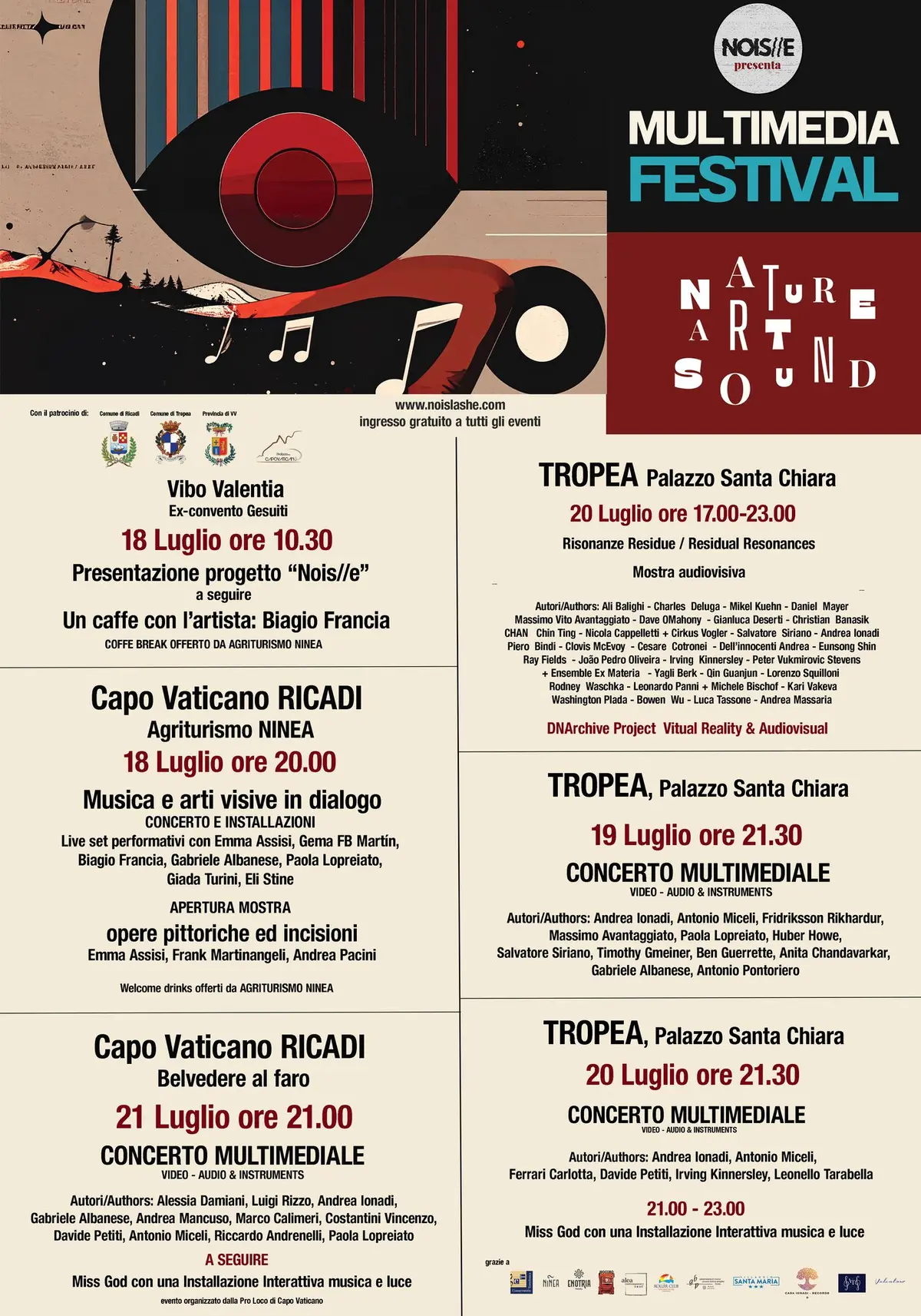 Locandina evento Multimedia Festival