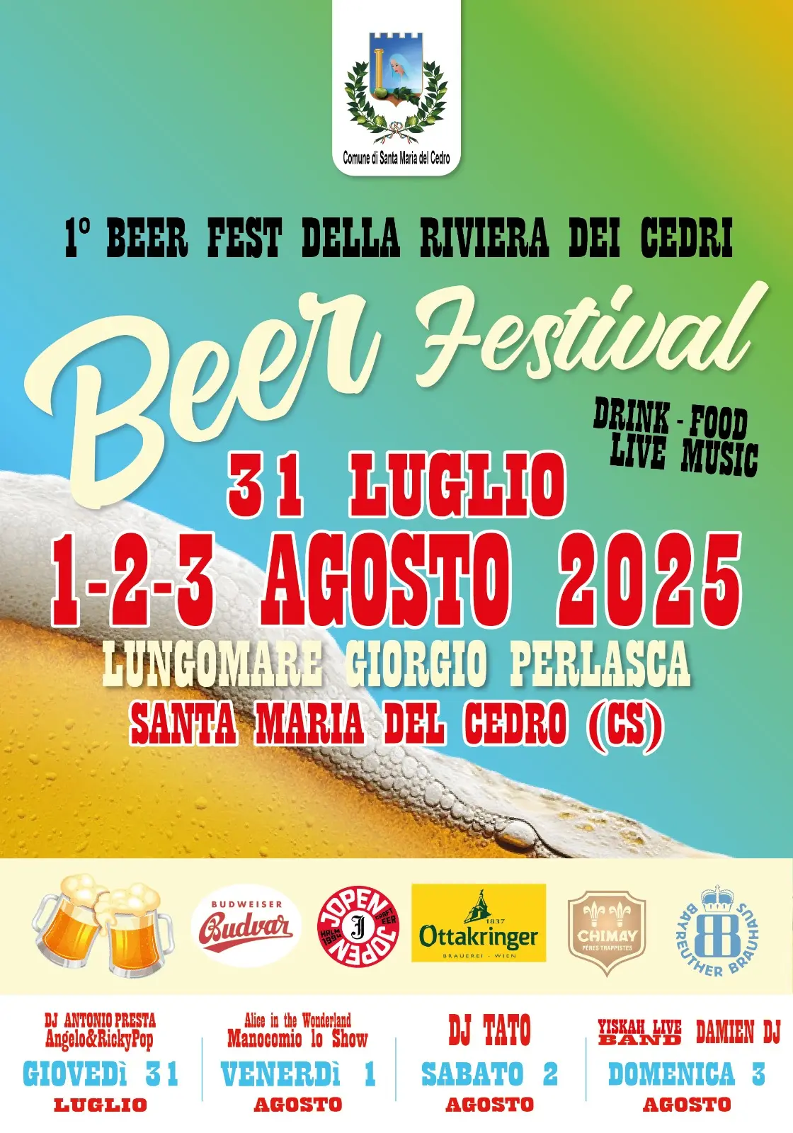 Locandina Beer Festival Santa Maria del Cedro