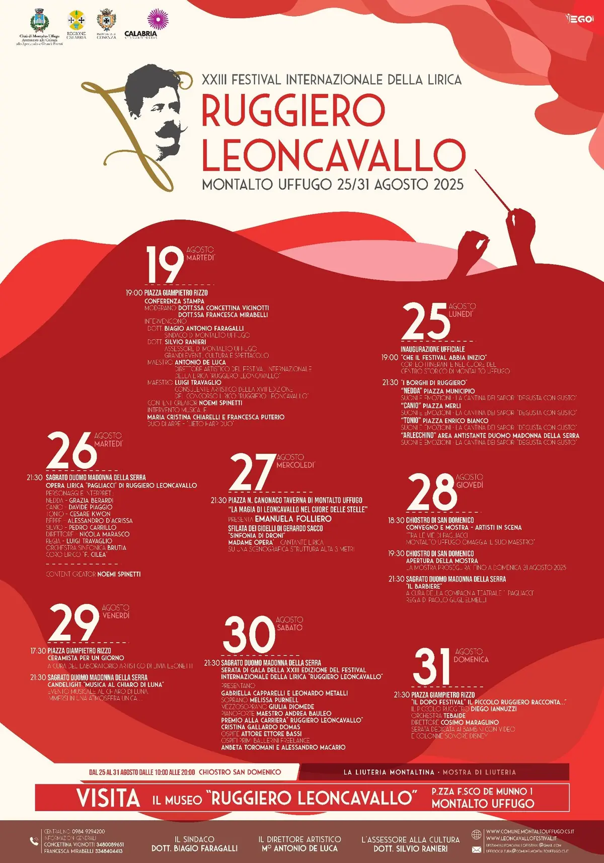 Locandina evento Festival Internazionale della Lirica Ruggiero Leoncavallo