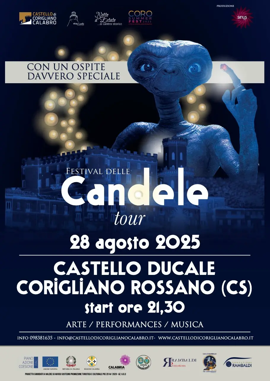 Locandina evento Festival delle candele