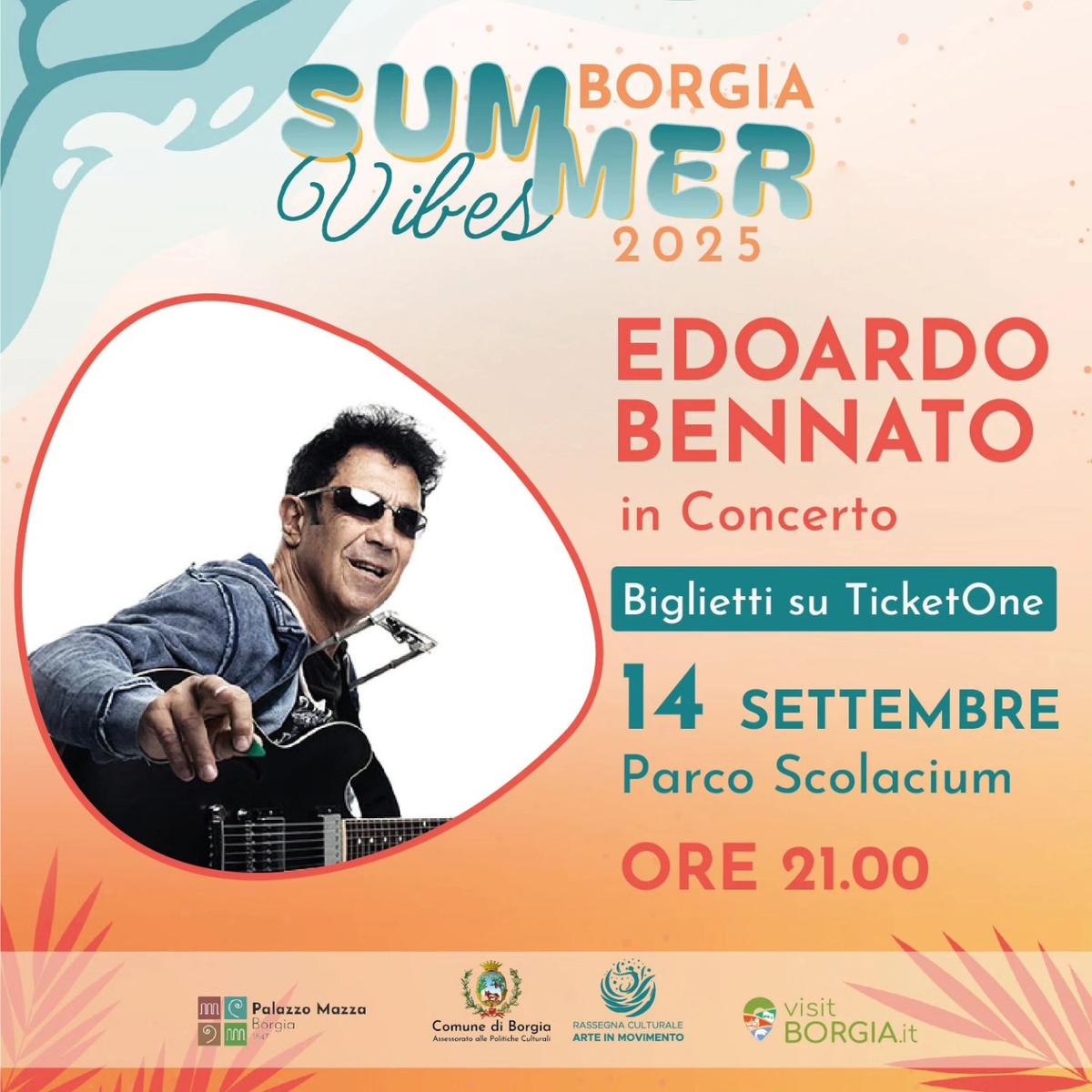 Locandina concerto Edoardo Bennato