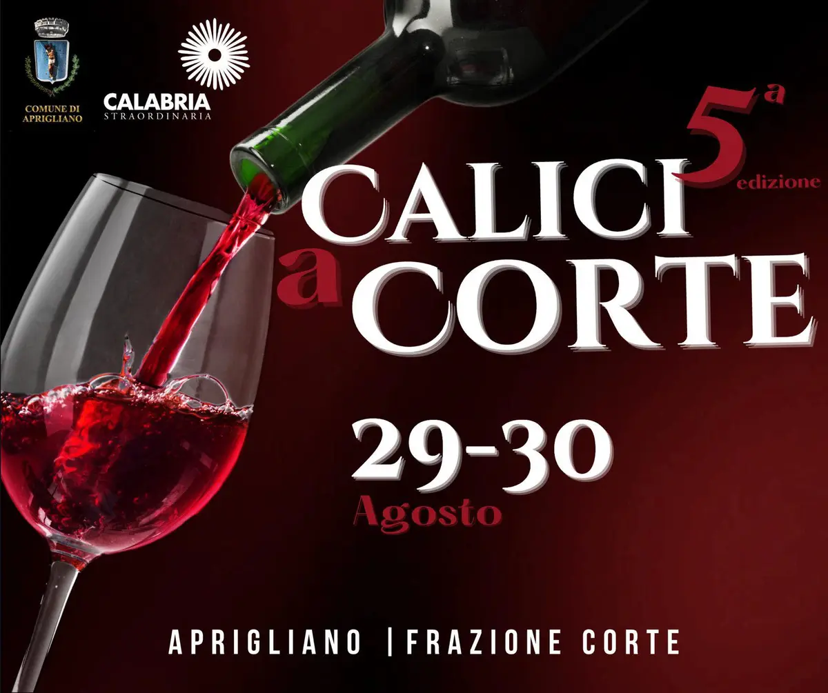 Locandina evento Calici a corte