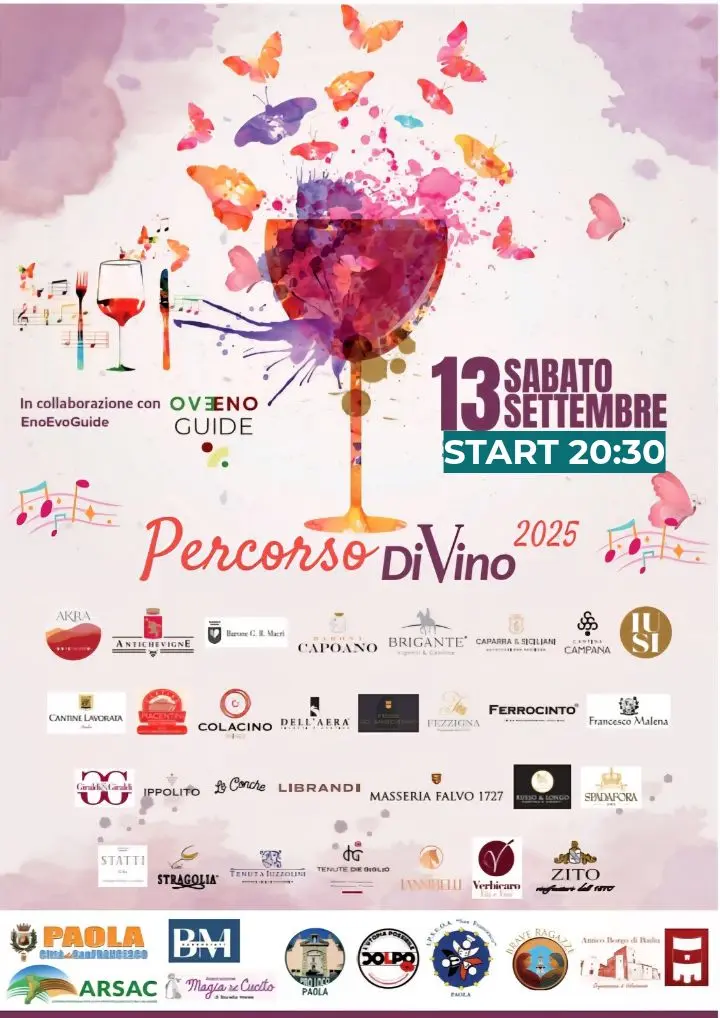 Locandina evento Percorso divino