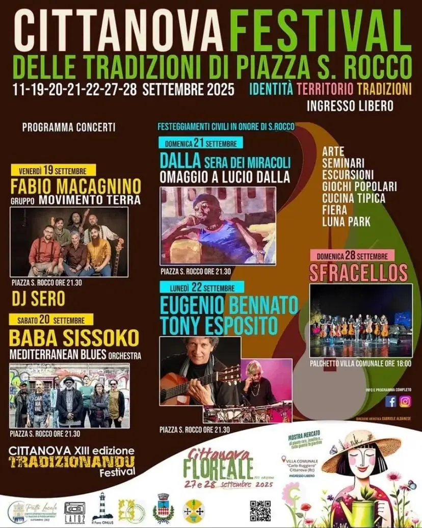 Locandina evento Festival delle Tradizioni di Piazza San Rocco