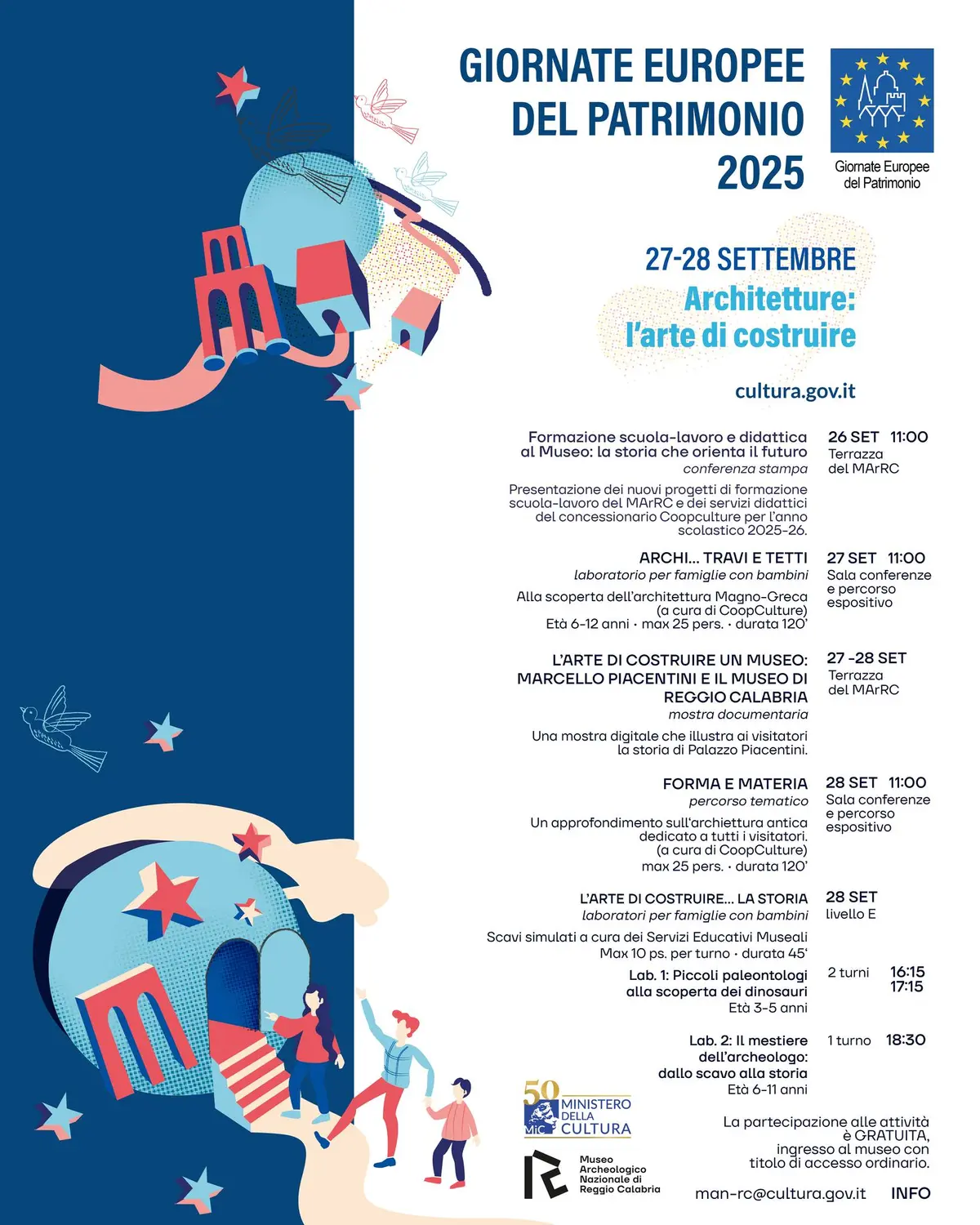 Locandina evento Giornate Europee del Patrimonio Reggio Calabria