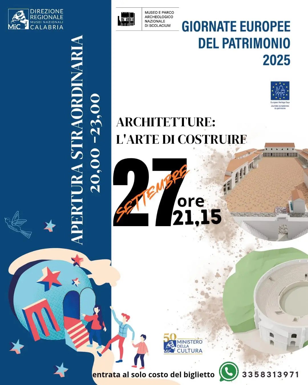 Locandina evento Giornate Europee del Patrimonio Borgia