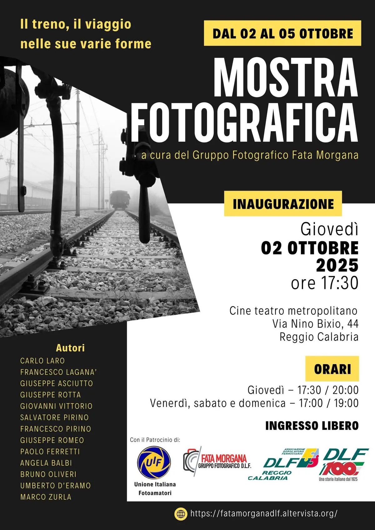 Locandina evento Mostra Treni