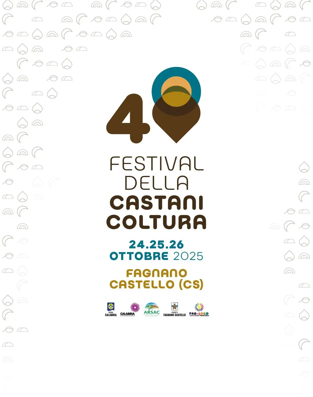 Locandina evento Festival della Castanicoltura