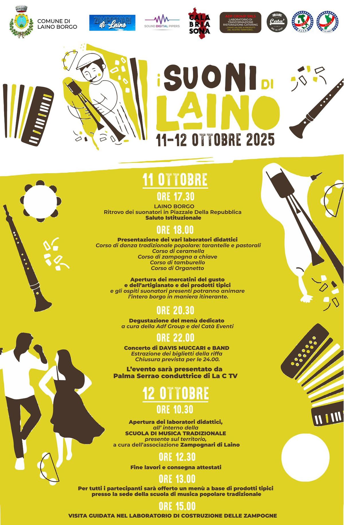 Locandina evento Suoni di Laino