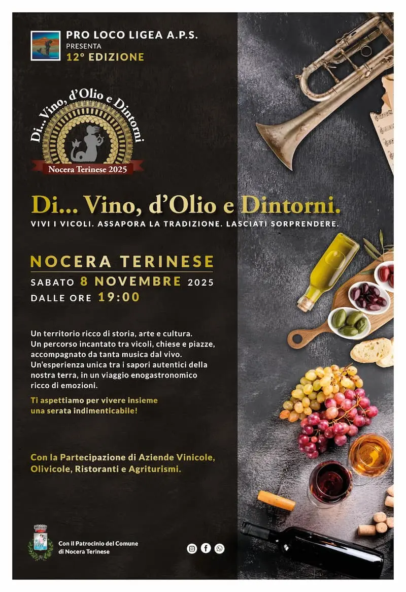 Locandina evento Di Vino Olio e Dintorni